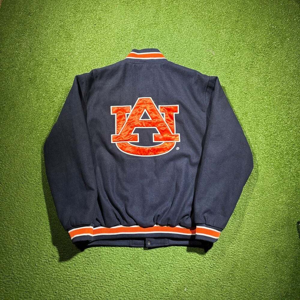 Auburn Tigers G-III Sports by Carl Banks Men's Varsity Bomber Jacket